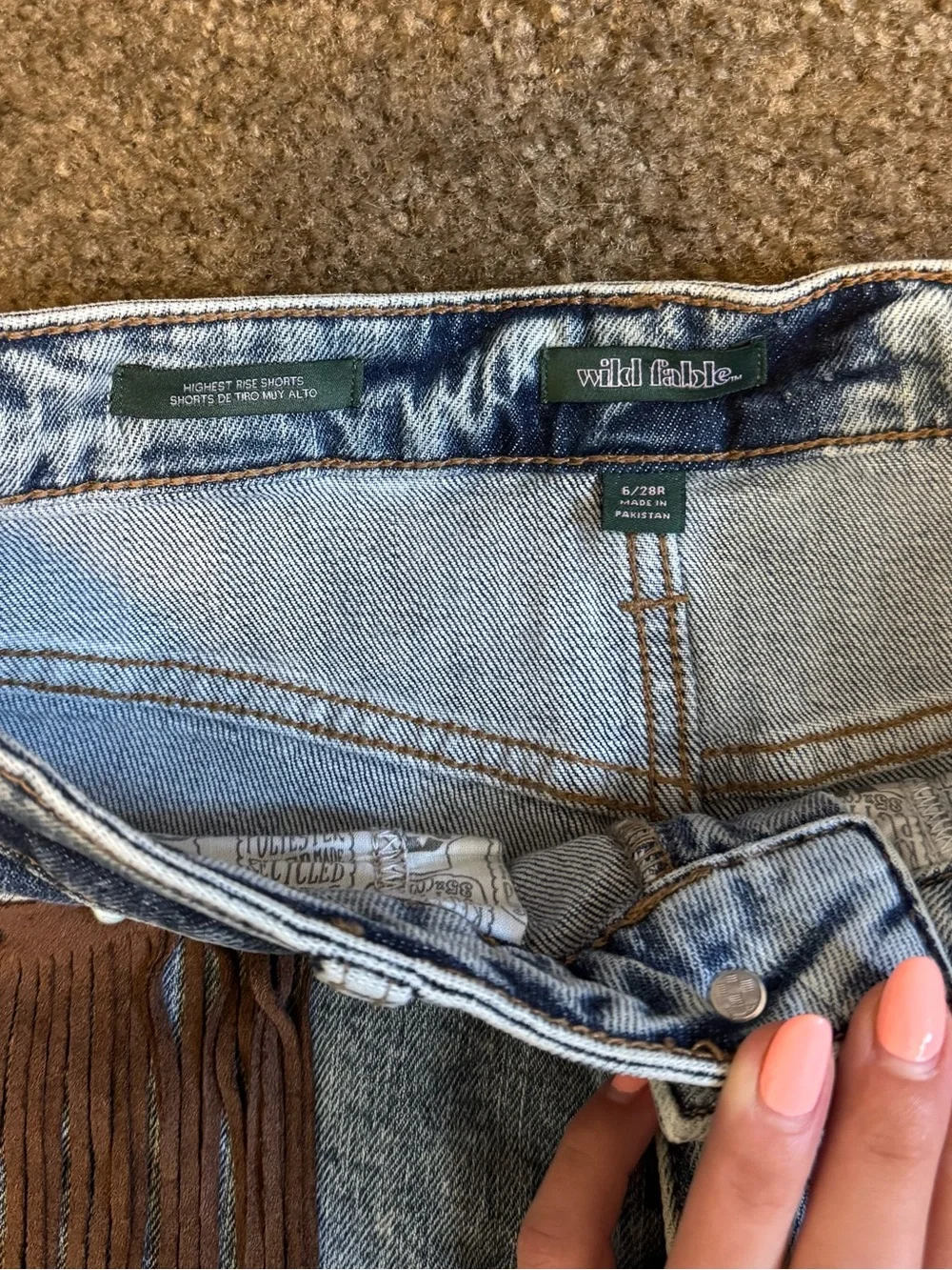 DIY Wild Fable Highest-Rise Denim Shorts Size 6
